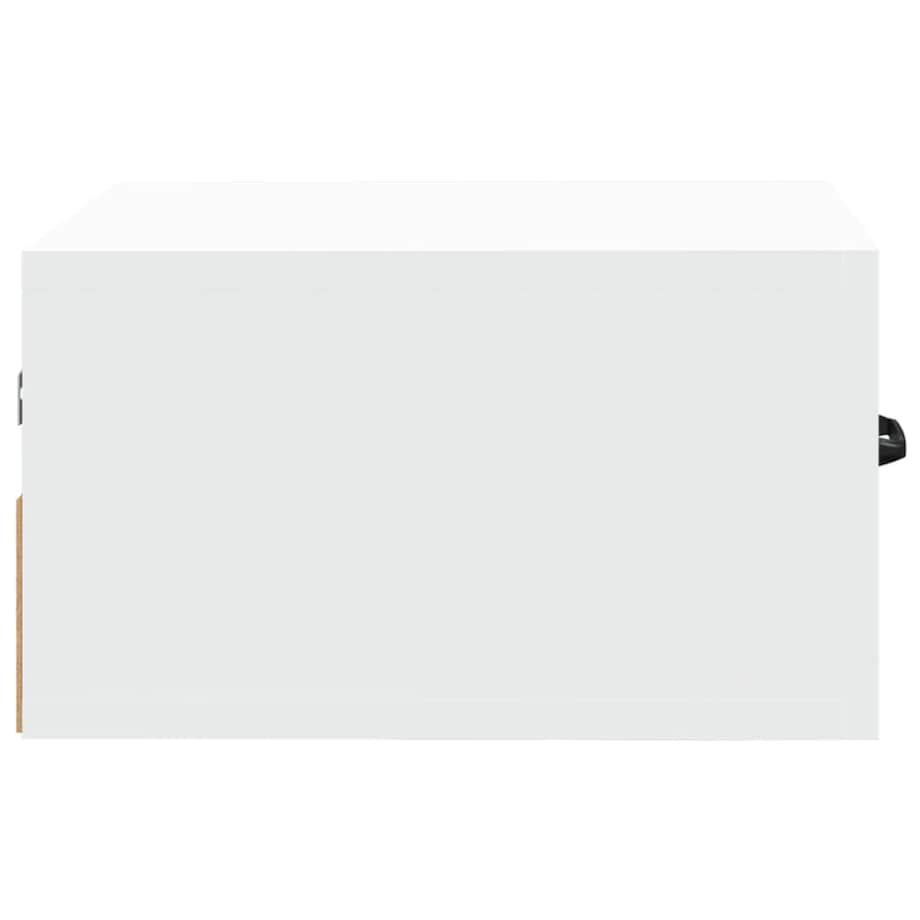vidaXL Wisząca szafka nocna, biała, 35x35x20 cm