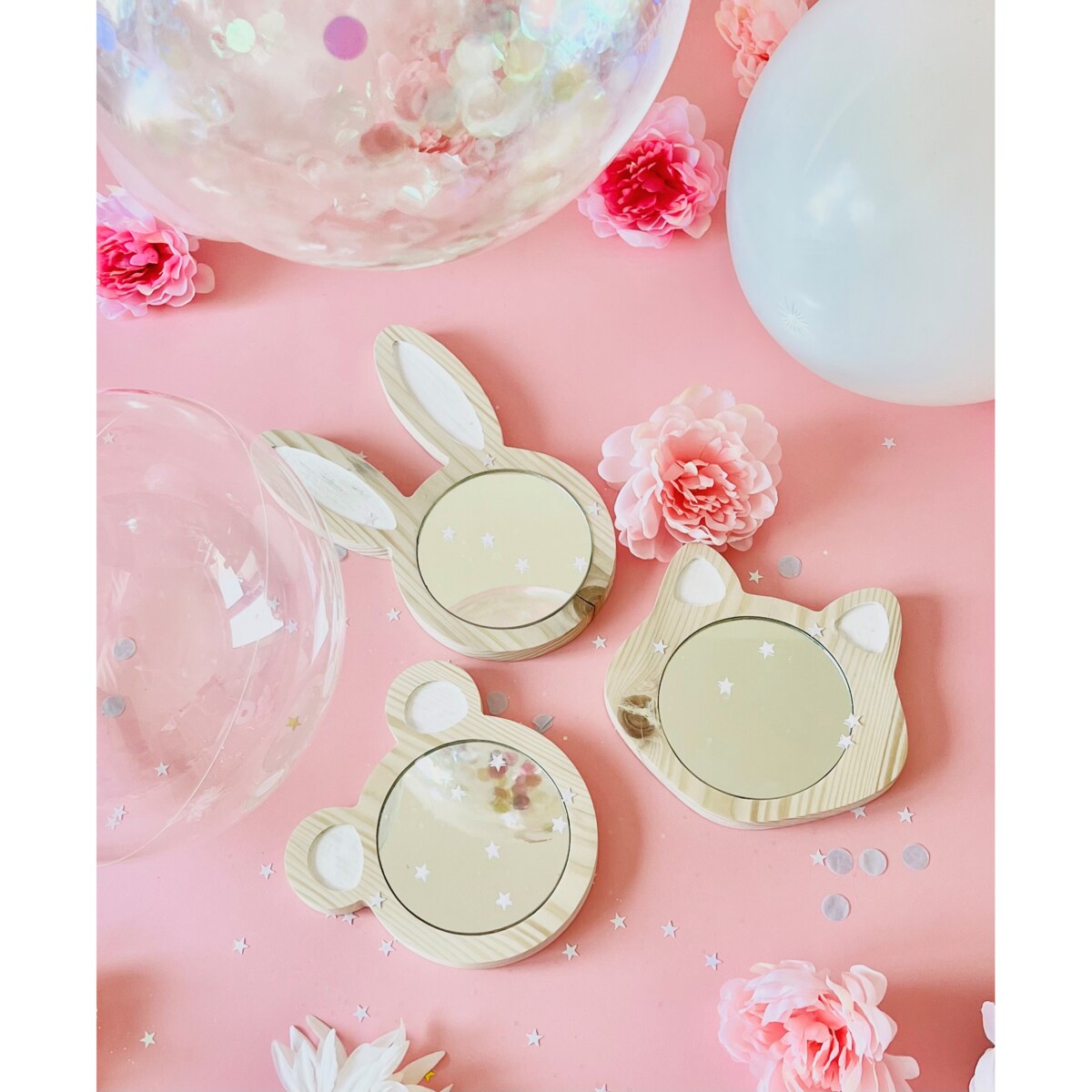 Zestaw lusterek KUBUKU Animals