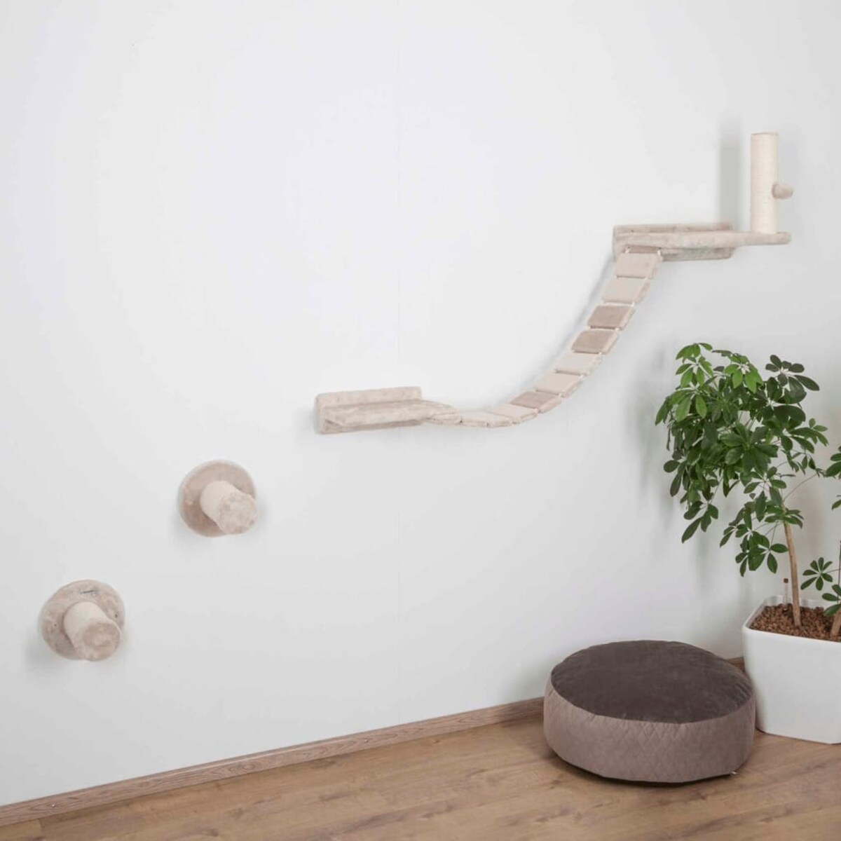 Kerbl Ścianka wspinaczkowa Matterhorn dla kota, drewno, beżowa