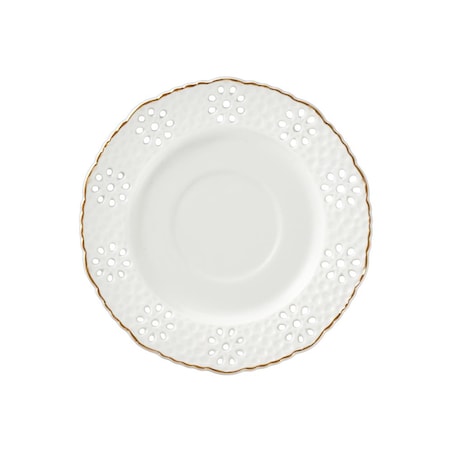 VILLA ITALIA Filiżanka porcelanowa 170 ml ze spodkiem LORETTA