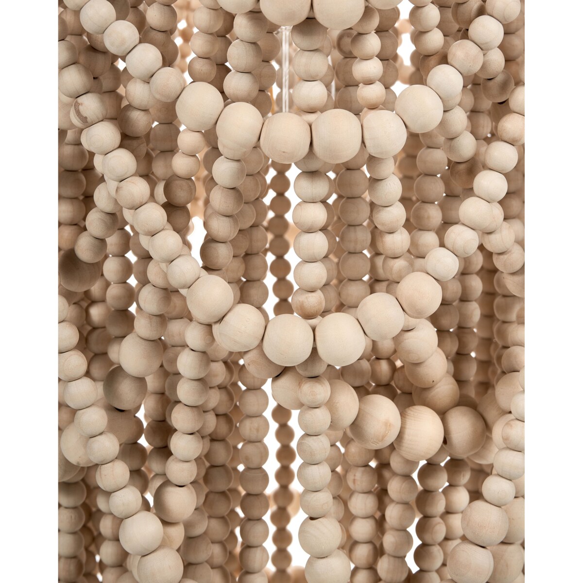 Żyrandol TURABO Drewno Jasnobrązowy