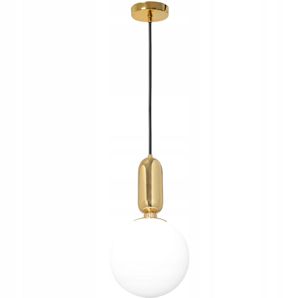 Lampa Sufitowa Nowoczesna Szklana Gold Złota E27