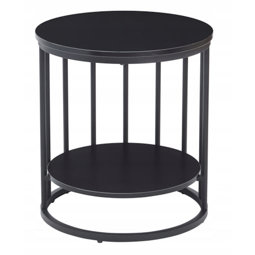 LAMELLO STOLIK KAWOWY fi 50 cm CZARNY