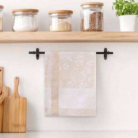 Ścierka bawełniana kuchenna 50x70 Skrzacik beżowa