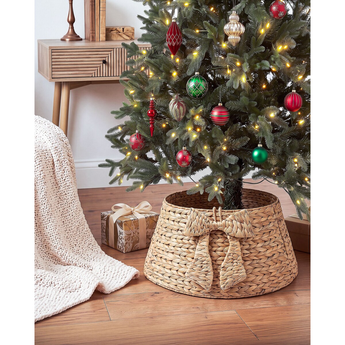 Osłonka pod choinkę ALAVETELLI 60 cm Naturalny