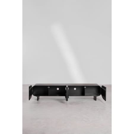 Szafka RTV z drewna mango Agathe 220 cm