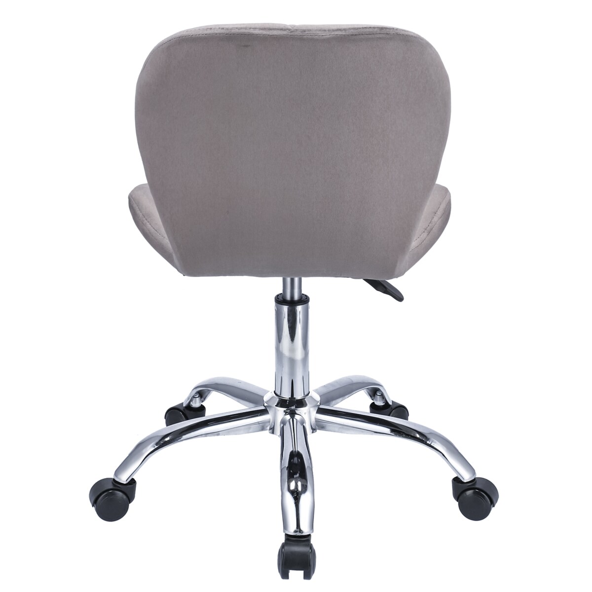 Krzesło welurowe obrotowe ENDO szare