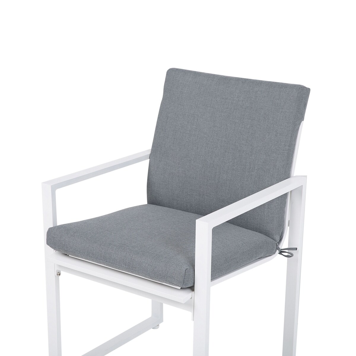 Zestaw 2 krzeseł ogrodowych szary PANCOLE