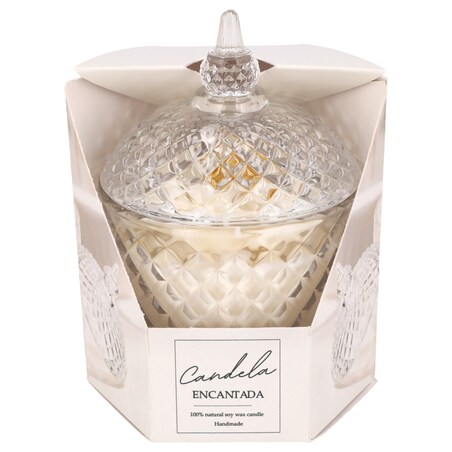 Świeca sojowa ZAPACHOWA świeczka KWIAT handmade prezent CANDELA ENCANTADA