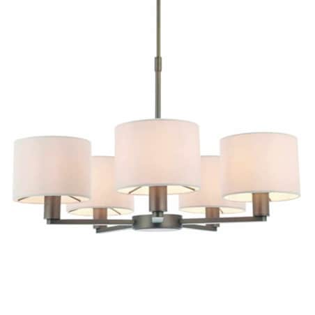 Wielopunktowa lampa wisząca Daley 73017 Endon antyczny brąz biała