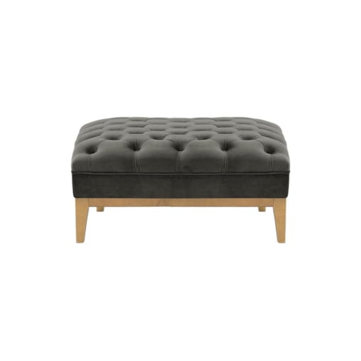 Pufa Chesterfield Modern Wood-Velluto 19