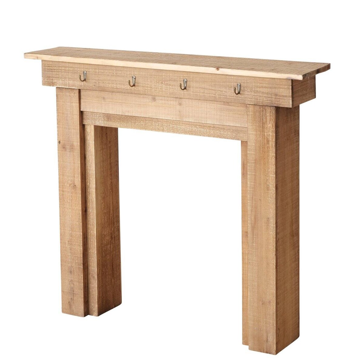 Konsola kominkowa FERDINAND, drewniana, 95 x 110 cm