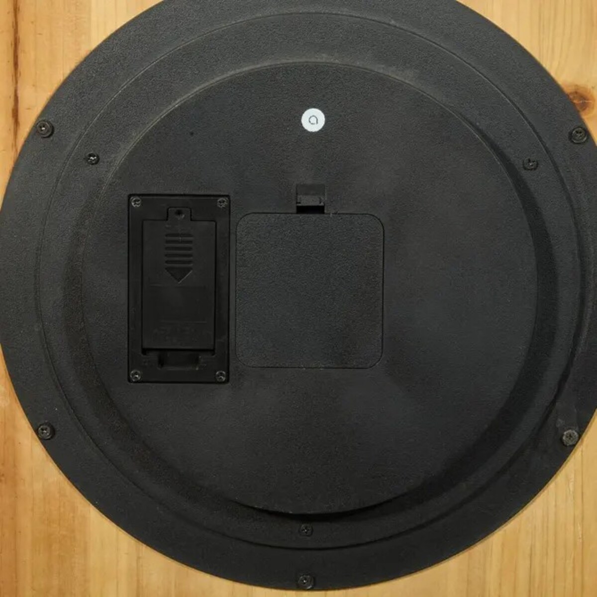 Zegar ścienny, drewno + MDF, beżowo-złoty, Micka, 63,5 cm