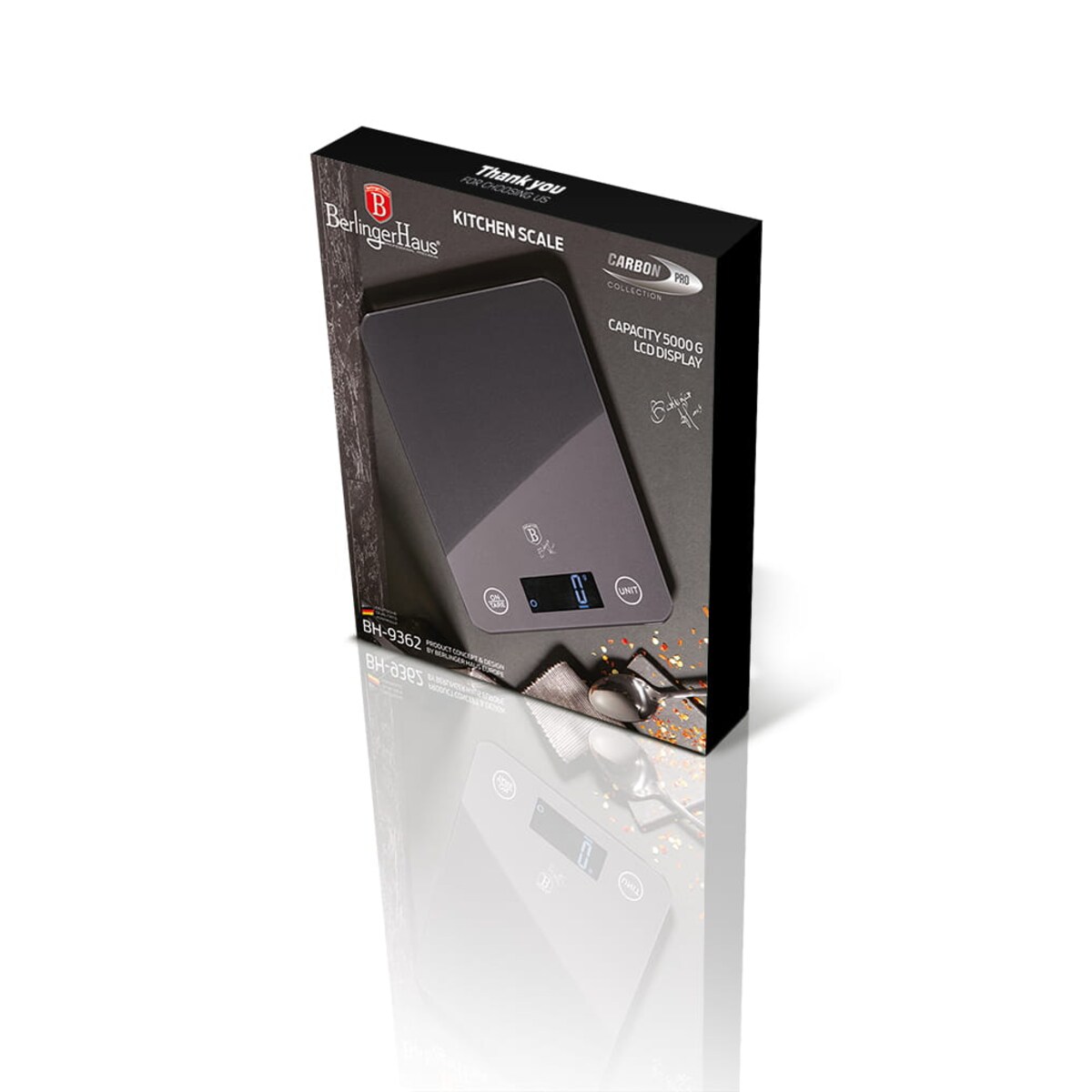 Waga kuchenna Carbon Pro Berlinger Haus BH-9362
