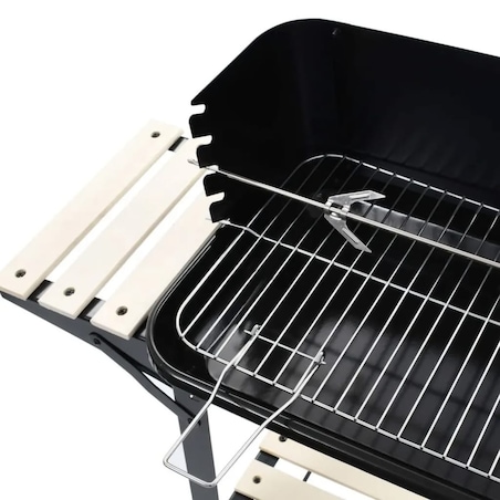 ProGarden Grill węglowy, 86,5 cm, czarny