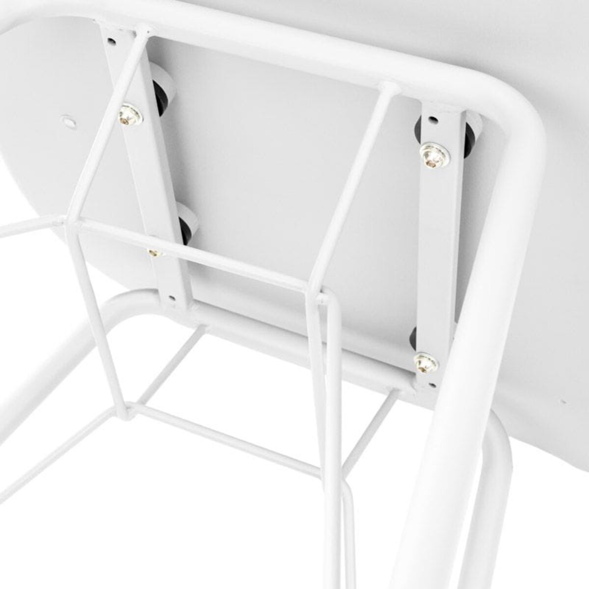 Stylowe krzesło ogrodowe w kolorze białym Emma