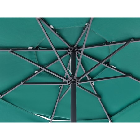 Parasol ogrodowy 285 cm BIBIONE Szmaragdowy