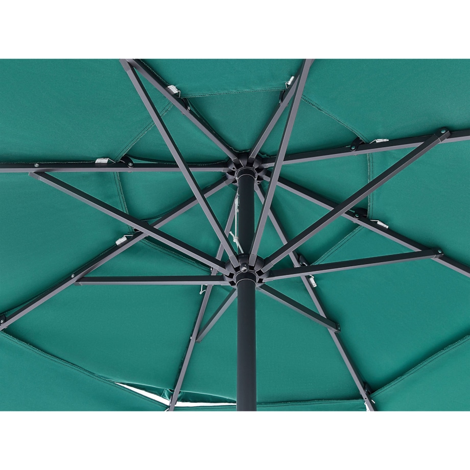Parasol ogrodowy 285 cm BIBIONE Szmaragdowy
