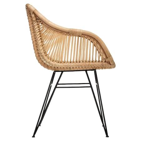 Fotel rattanowy do salonu KOETA