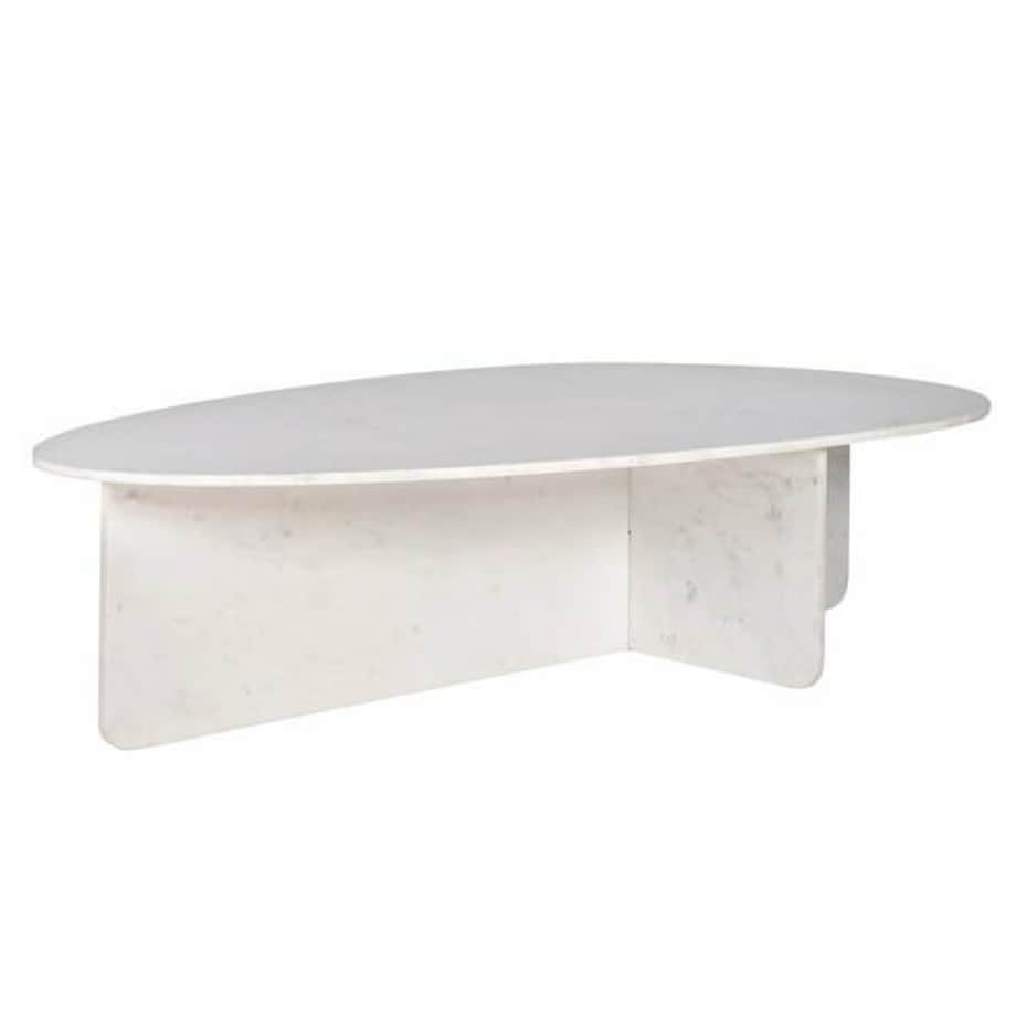 Marmurowy stolik kawowy Brandon 7070 Richmond Interiors elegancki do salonu biały