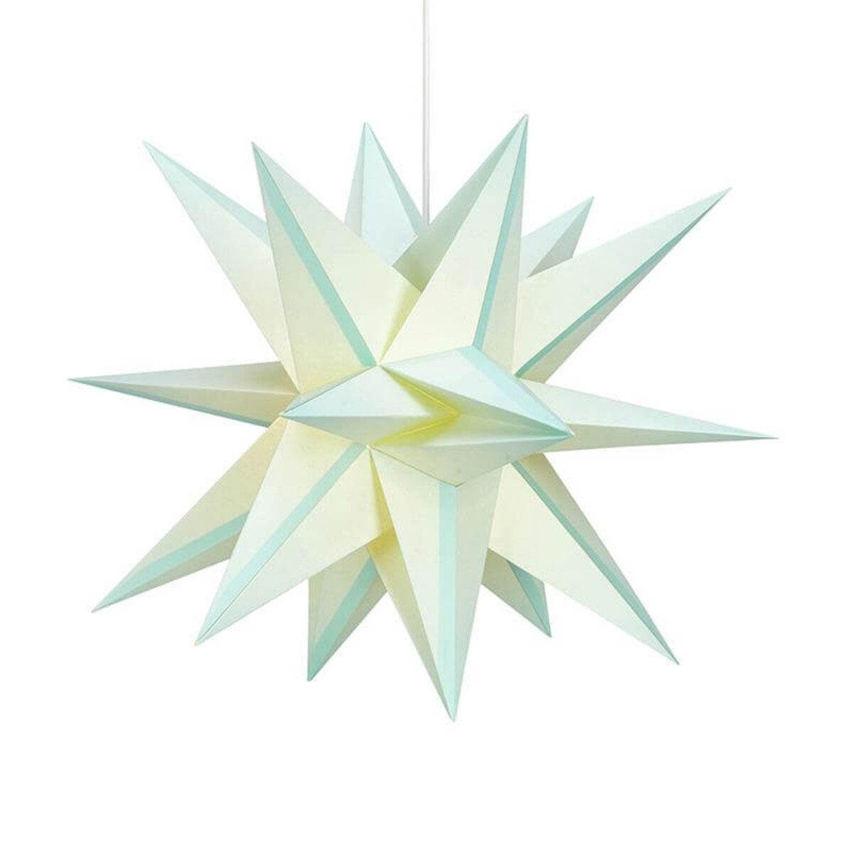 Bożonarodzeniowa dekoracja Skillinge wisząca gwiazda niebieska