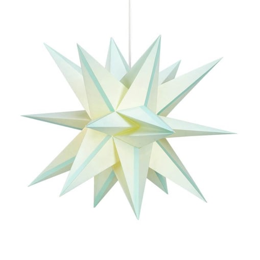 Bożonarodzeniowa dekoracja Skillinge wisząca gwiazda niebieska