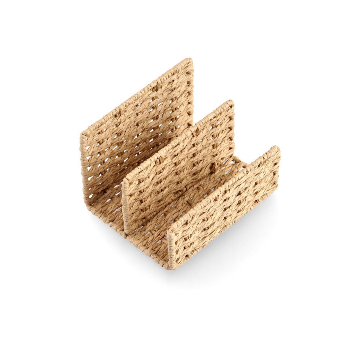 Organizer na korespondencję z papierowej plecionki