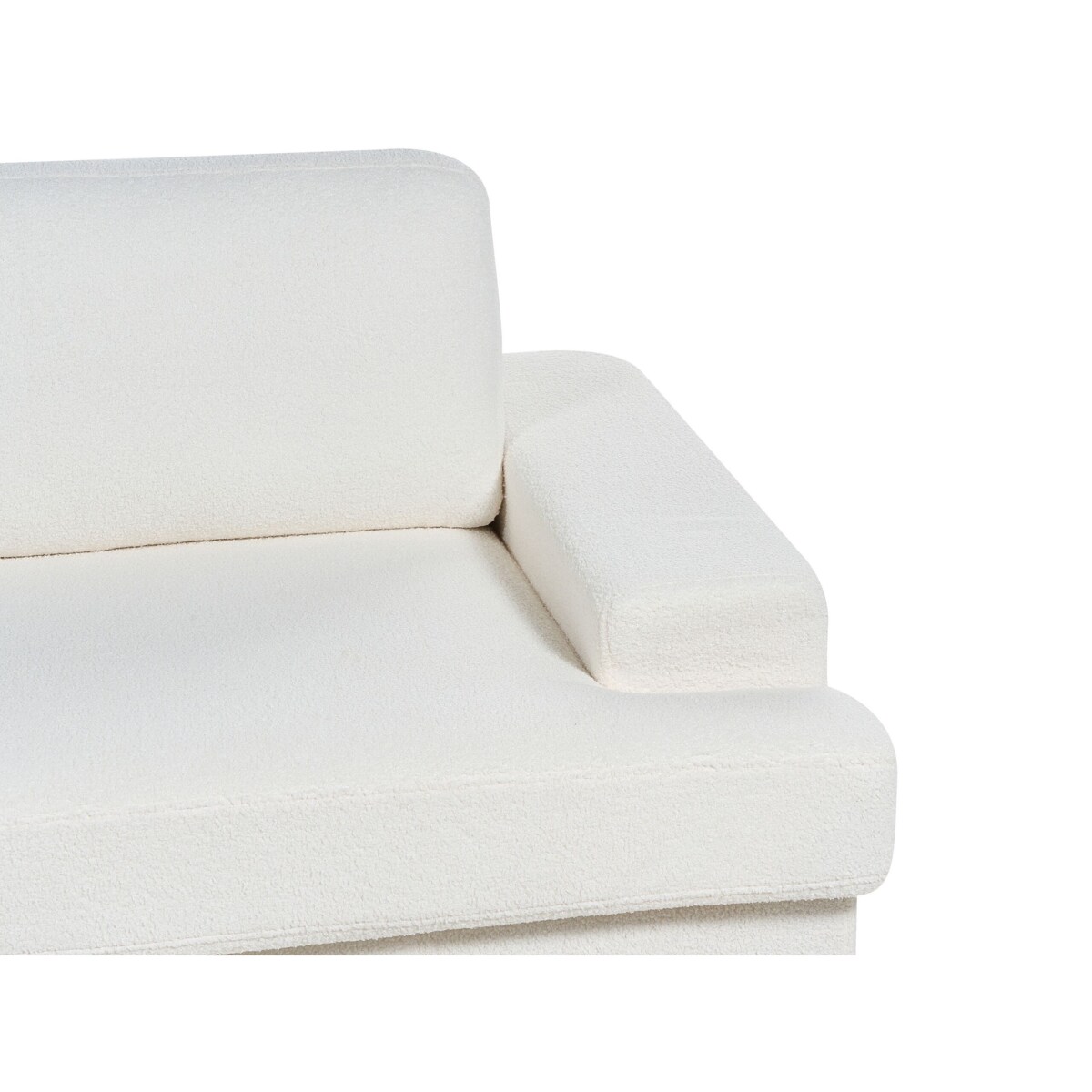 Sofa 3-osobowa boucle biała ALLA