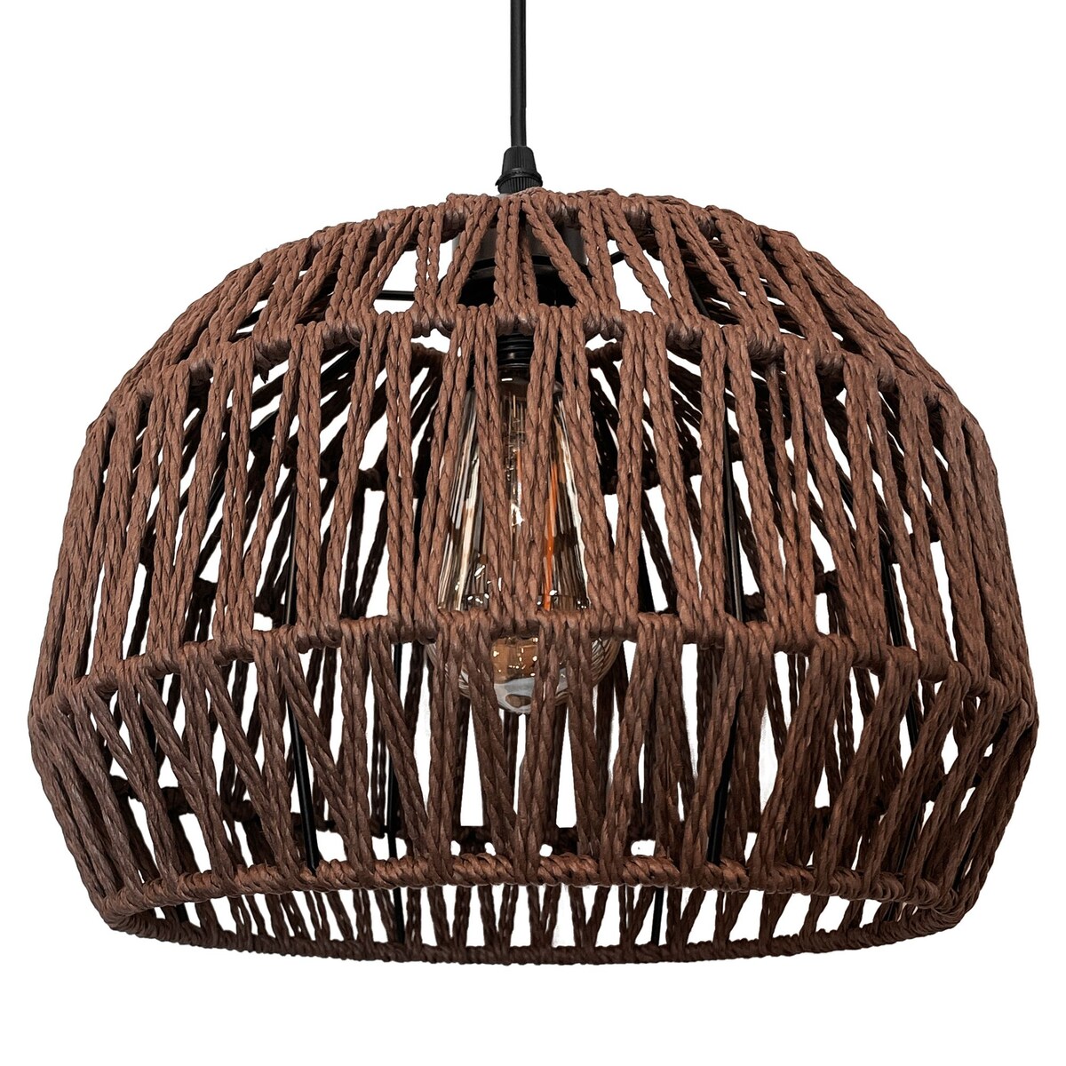 Lampa Wisząca Boho APP1292-1CP Brązowa