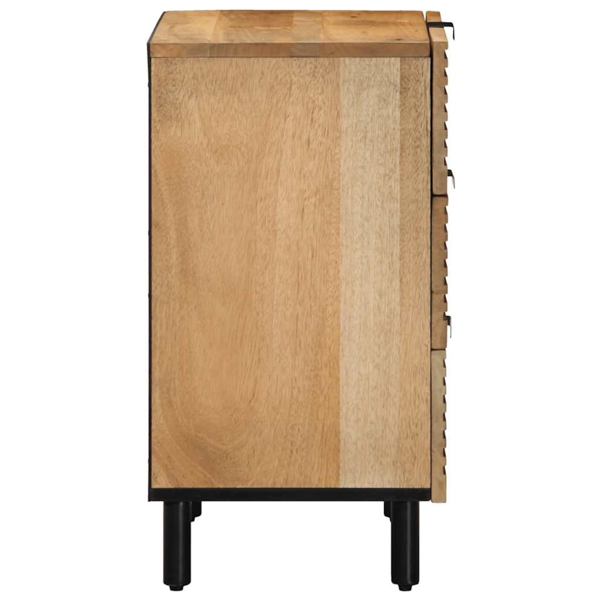 vidaXL Szafka nocna Brązowa 50x33x60 cm Drewno lite Mango
