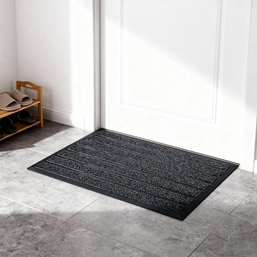 Wycieraczka zewnętrzna 60x90 cm Grass szara