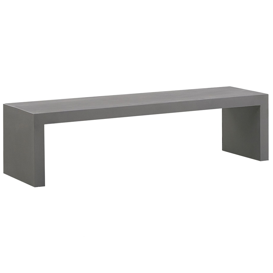 Ławka ogrodowa TARANTO 150 cm Beton Szary