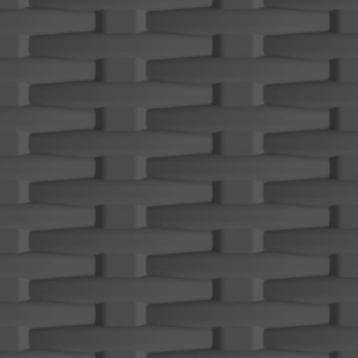 vidaXL Szafka plastikowa, 68x39x92 cm, motyw rattanu