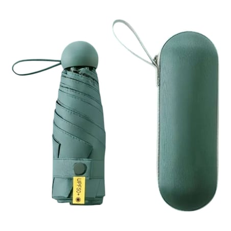 Parasol kieszonkowy kompaktowy parasolka składana mała mały mini etui LEKKA