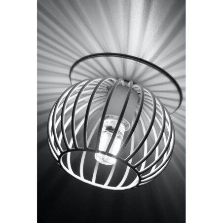 Biała lampa sufitowa 2268743 industrialna do przedpokoju druciak