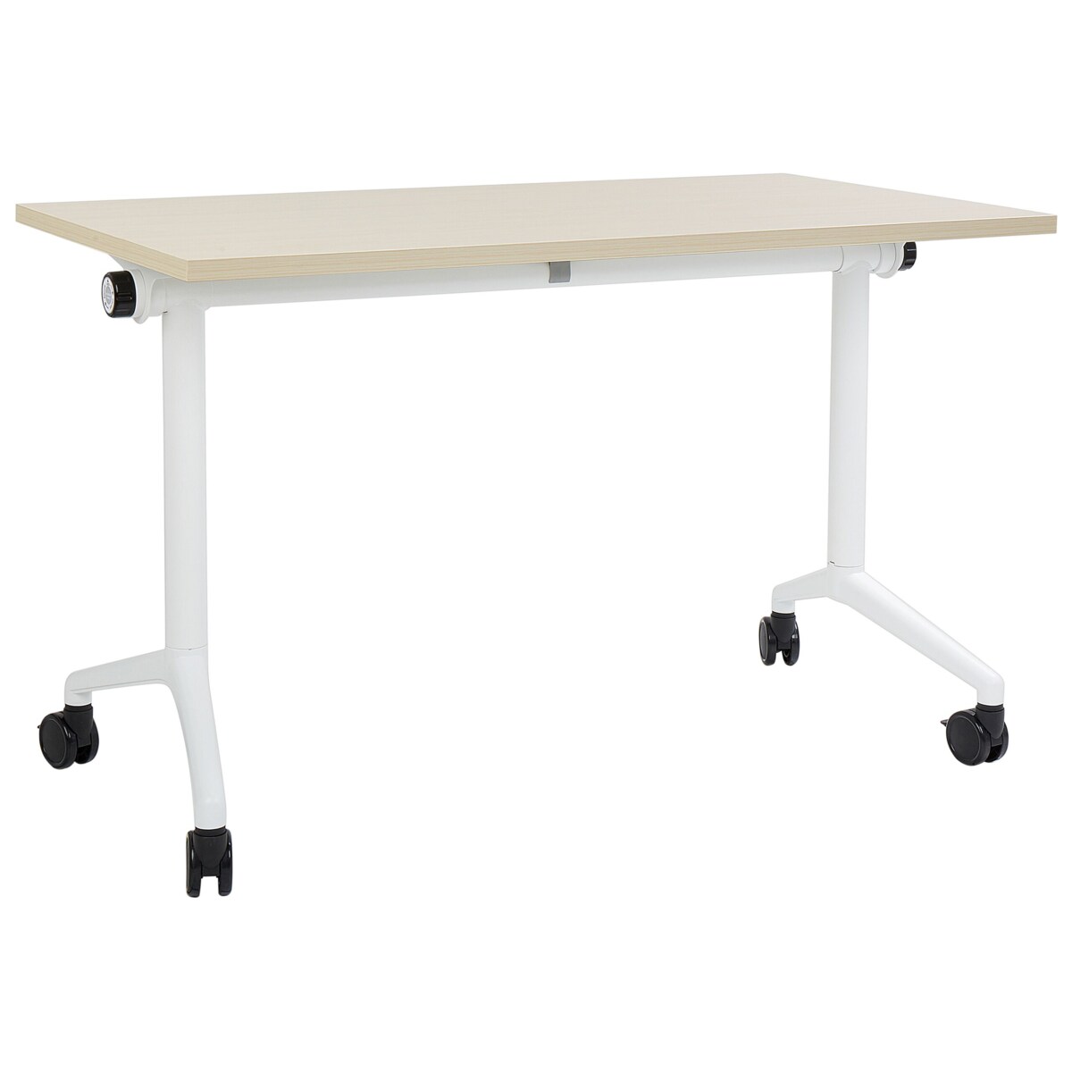Składane biurko CAVI Jasnobrązowy 120 cm 60 cm Z kółkami