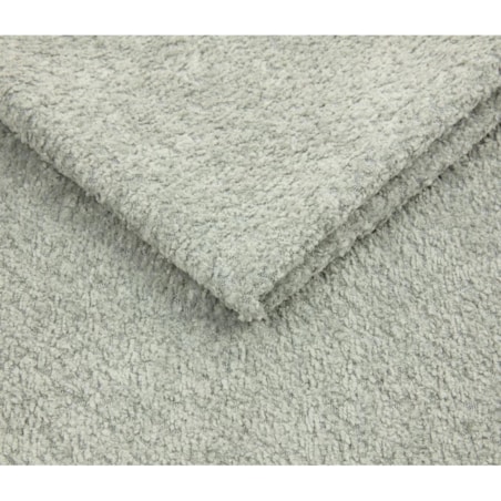 Narożnik MONO z funkcją spania i ozdobnymi poduszkami prawy, jasno-szary