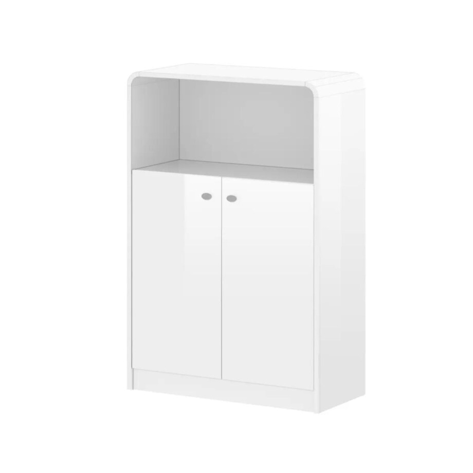 Komoda biurowa MILANO 80 biały połysk