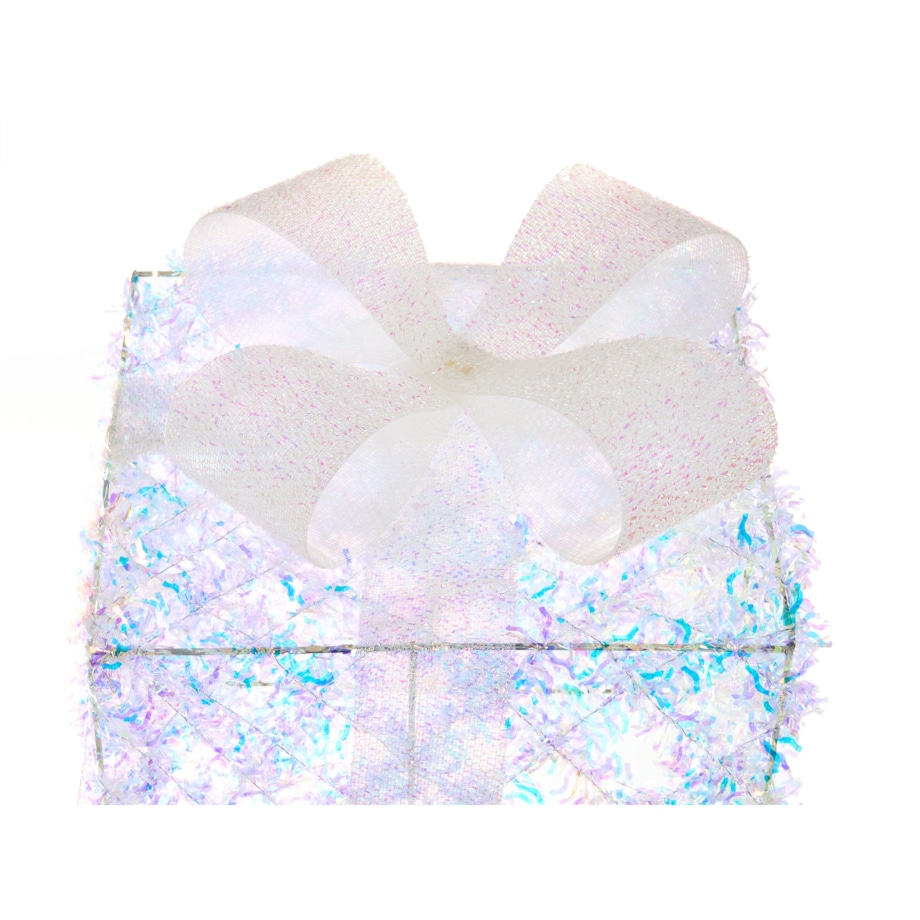 Zestaw 3 dekoracji świątecznych LED HALLANGEN Prezenty świąteczne 20/25/30 cm Kolorowy