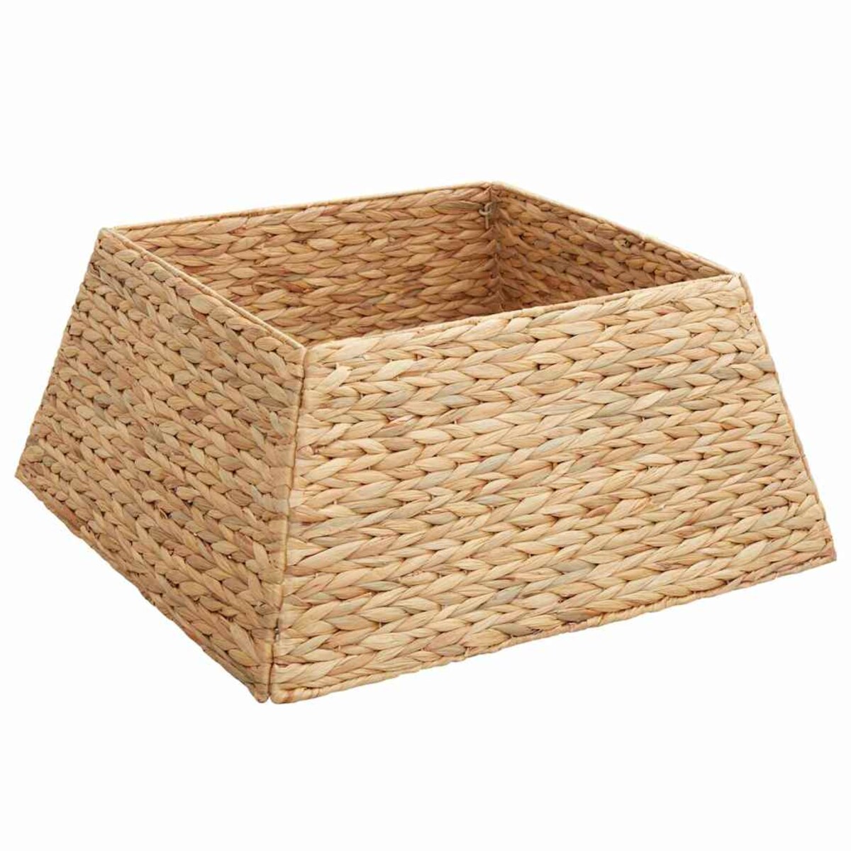 vidaXL Kołnierz do Choinki Brązowy 60 x 60 x 28 cm Hiacynt wodny