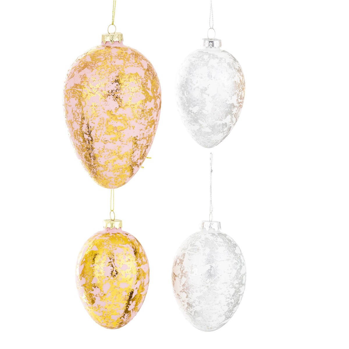 Dekoracja 4 szt. jajka wielkanocne do stroików