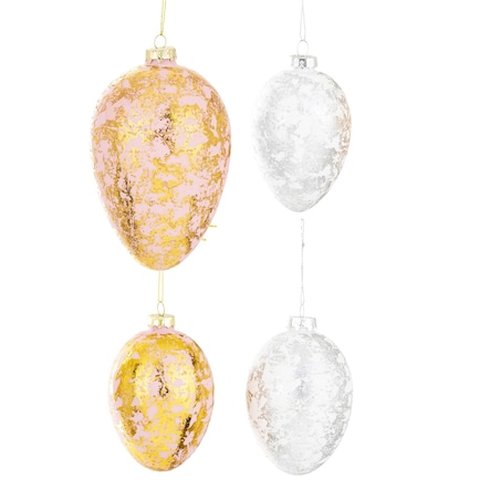 Dekoracja 4 szt. jajka wielkanocne do stroików