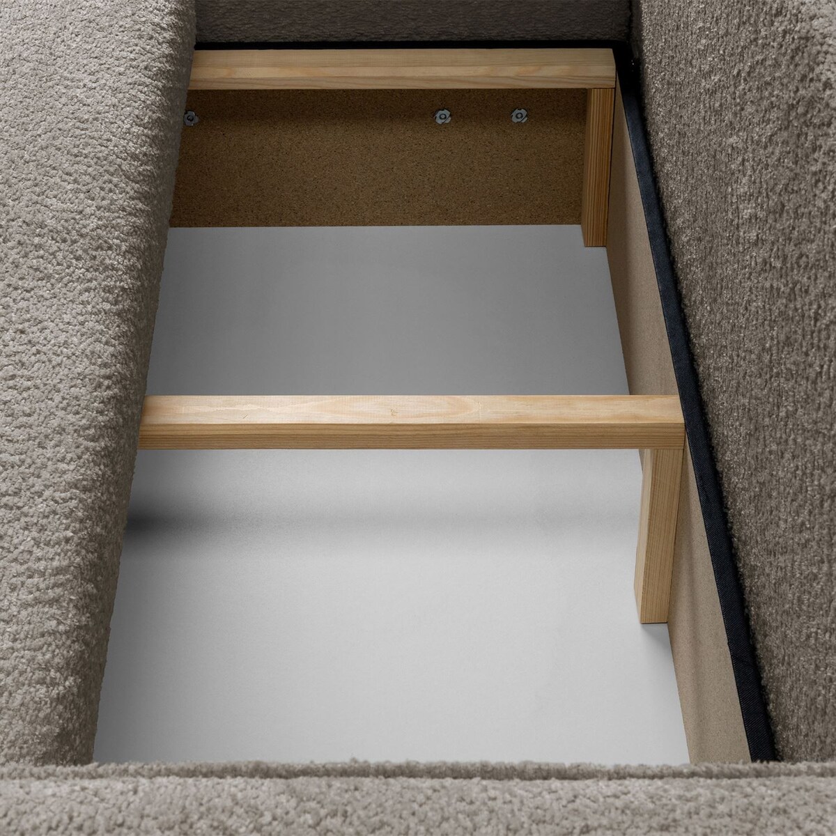 Rozkładany narożnik VENUS II z pojemnikiem na pościel, Coral 50