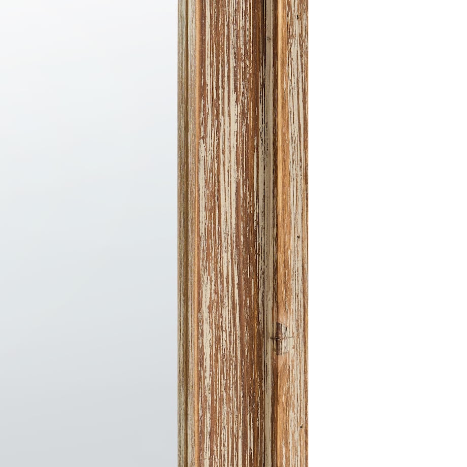 Lustro ścienne COIGNY 55 cm 170 cm Drewno jodłowe Jasnobrązowy