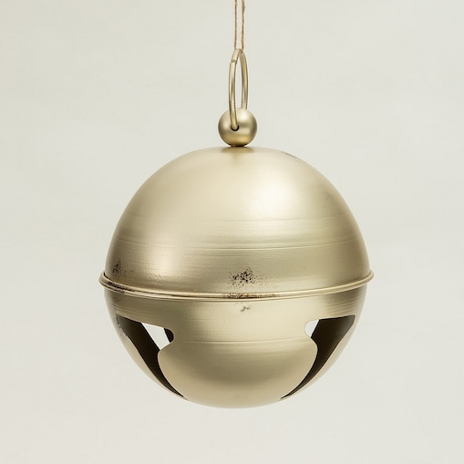 Dekoracja wisząca Golden Bell II 21x23 cm boże narodzenie, święta, świąteczne, żółty-antyczne złoto-złoty, 21x21x23 cm