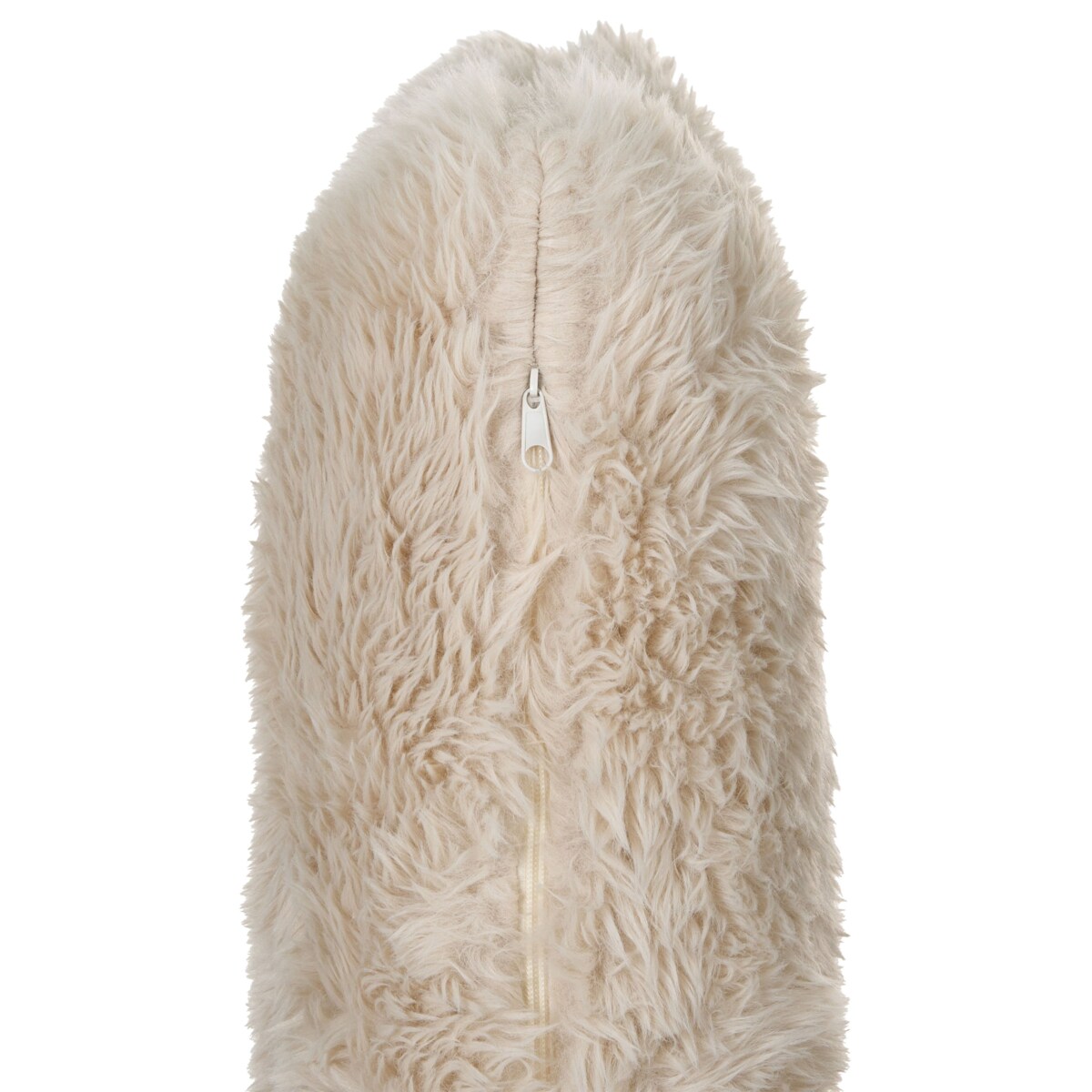 Fotel SKOVDE Sztuczne futro Jasnobeżowy