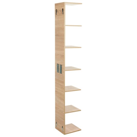 Regał ścienny ESTON 190 cm Jasnobrązowy