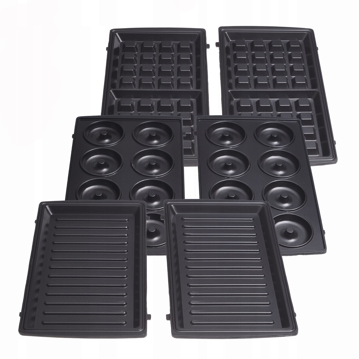 Wielofunkcyjny opiekacz 5w1 grill toster orzeszki gofrownica donut KAMILLE