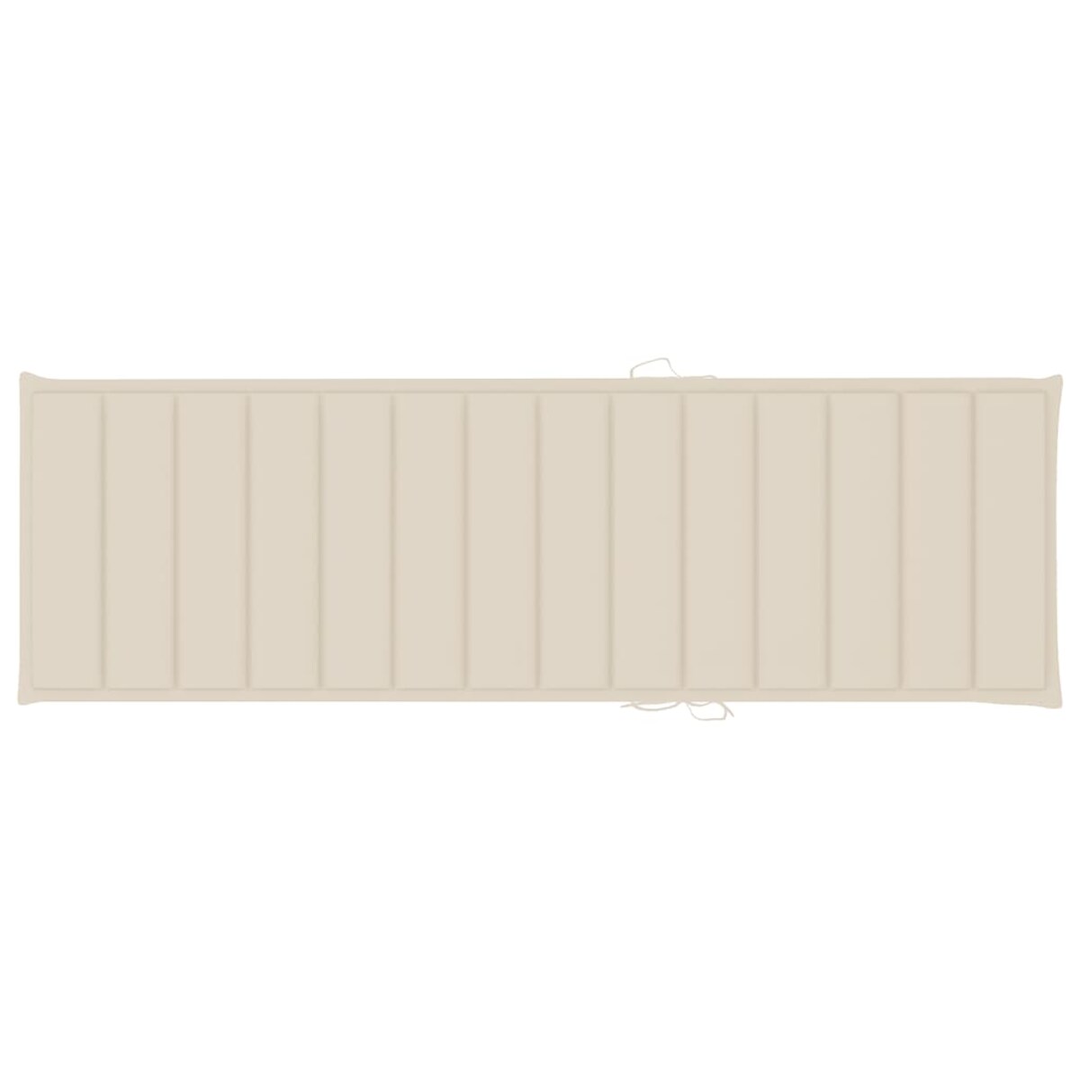 vidaXL Ogrodowy leżak z poduszką, lite drewno akacjowe