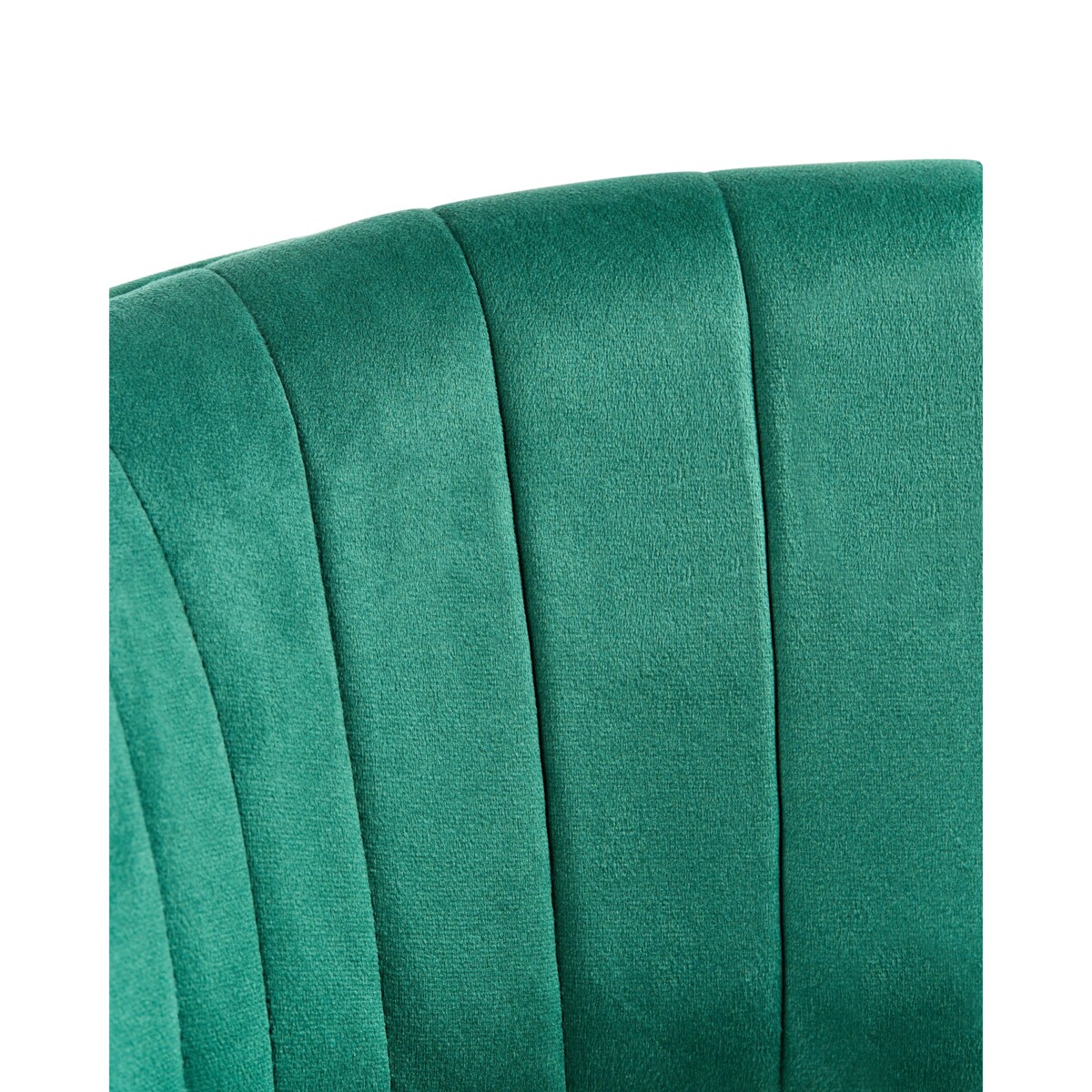 Krzesło obrotowe KATONAH Welur Zielony